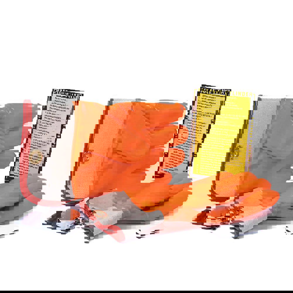 Chemical Resistant Gloves: Size Universal, 2.35 mm Thick, Polyvinylchloride-Coated, Polyvinylchloride, Unsupported